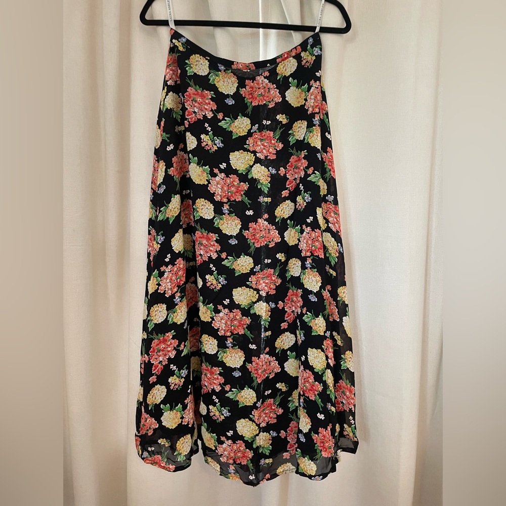 Laura Ashley Vintage Floral Maxi Skirt